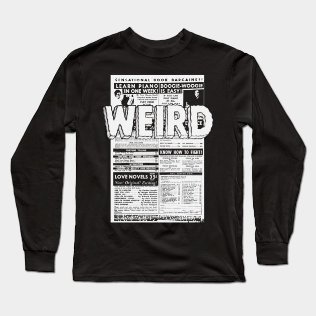 Weird Comic Strip Advertising Long Sleeve T-Shirt by SolidFive7